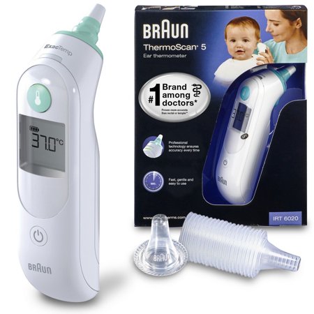 Braun ThermoScan IRT6020 Digital Ear Thermometer, ExacTemp Technology By Visit the Braun Store