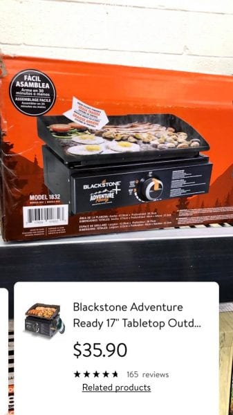 Blackstone Tabletop Outdoor Griddle only $35.90!