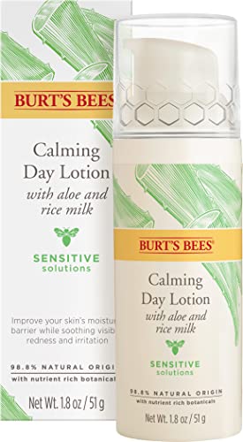 Burt's Bees Sensitive Solutions Calming Day Lotion with Aloe and Rice Milk, 98.8% Natural Origin, 1.8 Fluid Ounces 8.41 TODAY ONLY AT AMAZON