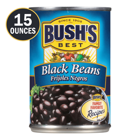 Bush's Black Beans, Canned Beans, 15 oz