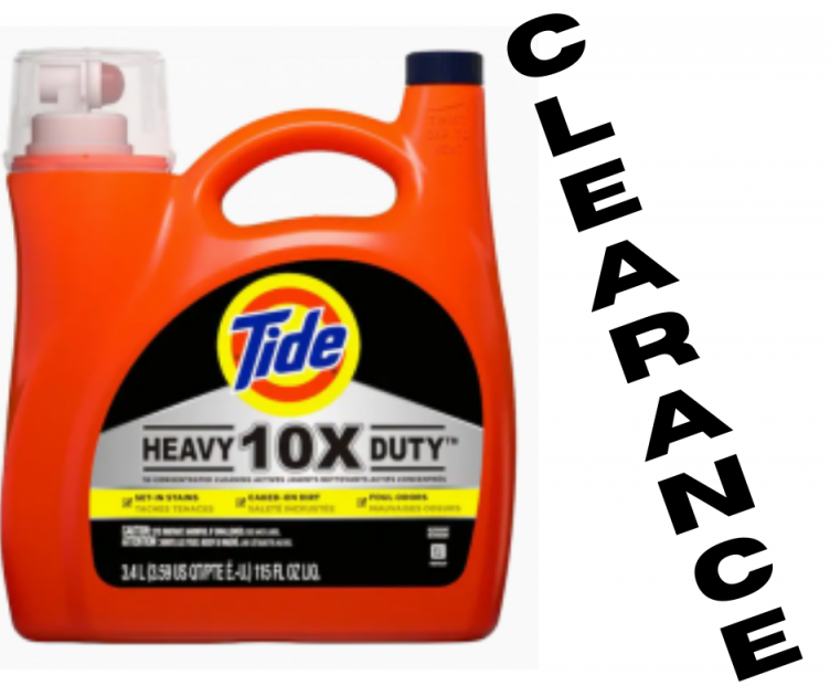 Tide Heavy Duty Laundry Detergent HOT Lowes Clearance!