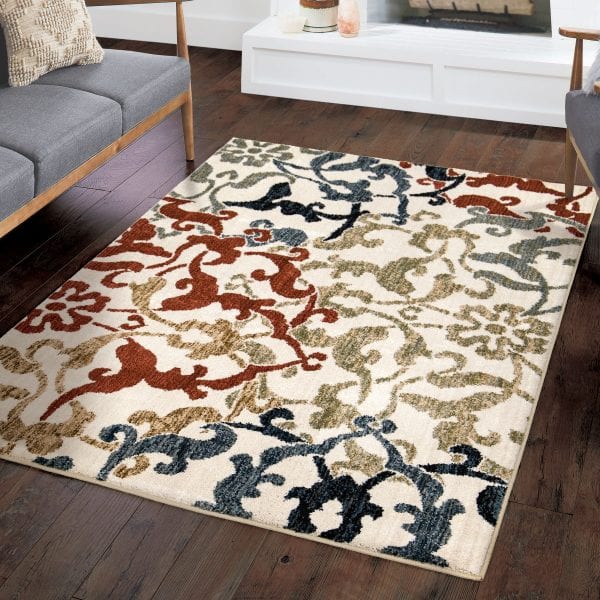 Better Homes and Gardens Medallion Scrolls Indoor Area Rug PRICE DROP at Walmart