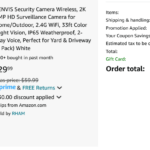 2 Pack Wireless Security Cameras STACKING DISCOUNTS on Amazon!