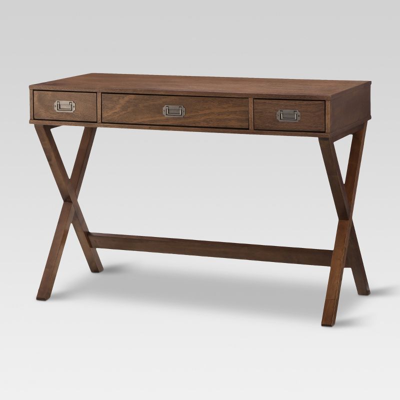 Campaign Wood Writing Desk with Drawers - Threshold™ TODAY ONLY At Target