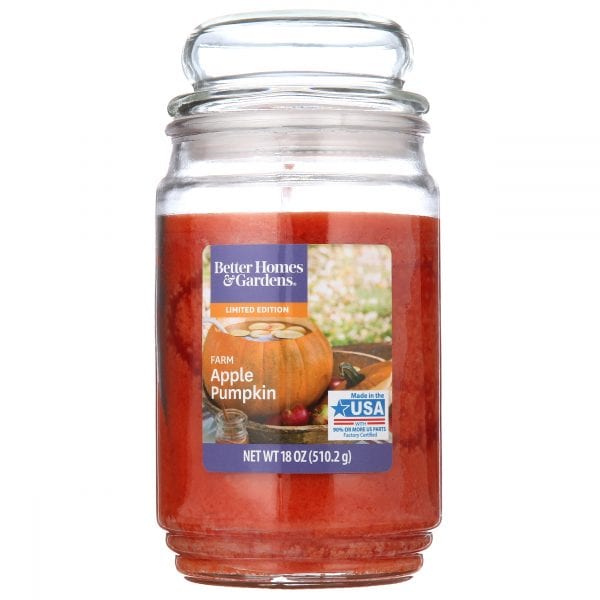 Better Homes & Gardens Farm Apple Pumpkin Candle ONLY 75 cents!