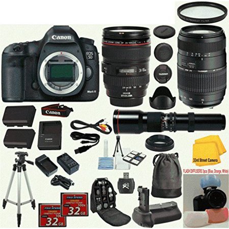 Canon EOS 5D Mark III 22.3 MP Full Frame CMOS Digital SLR Camera Bundle Kit with EF 24-105mm f/4 L IS USM Lens 33rd Stre