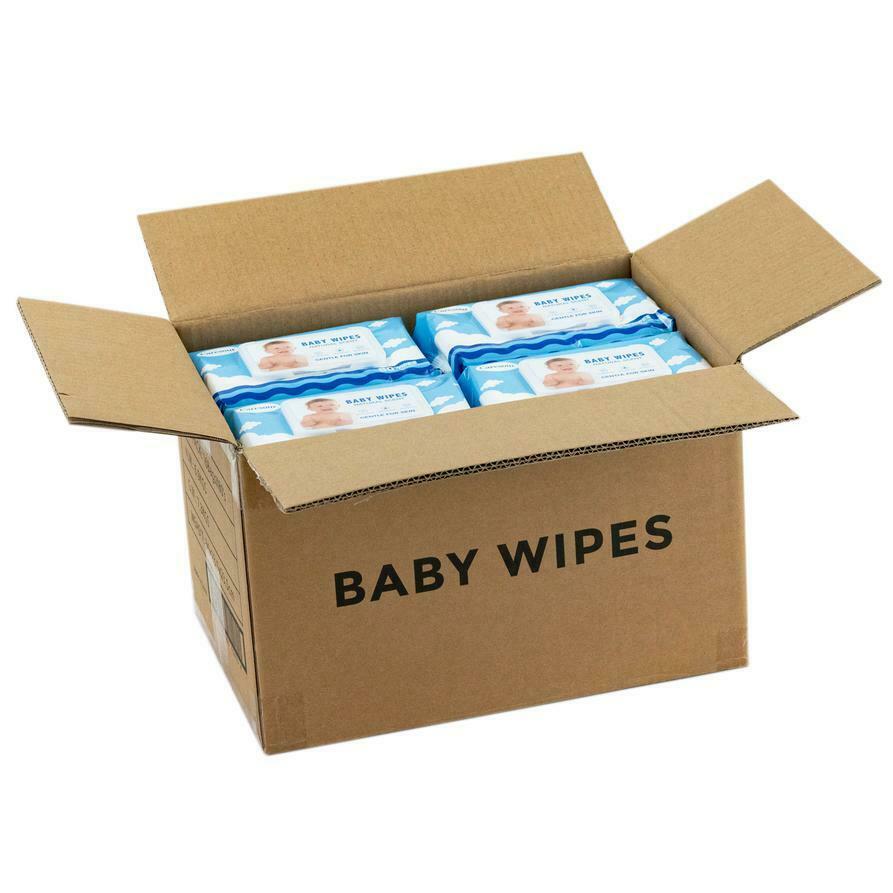 Caresour Unscented Baby Wipes, 80 count, 16 packs of 80 (1280 Wipes)