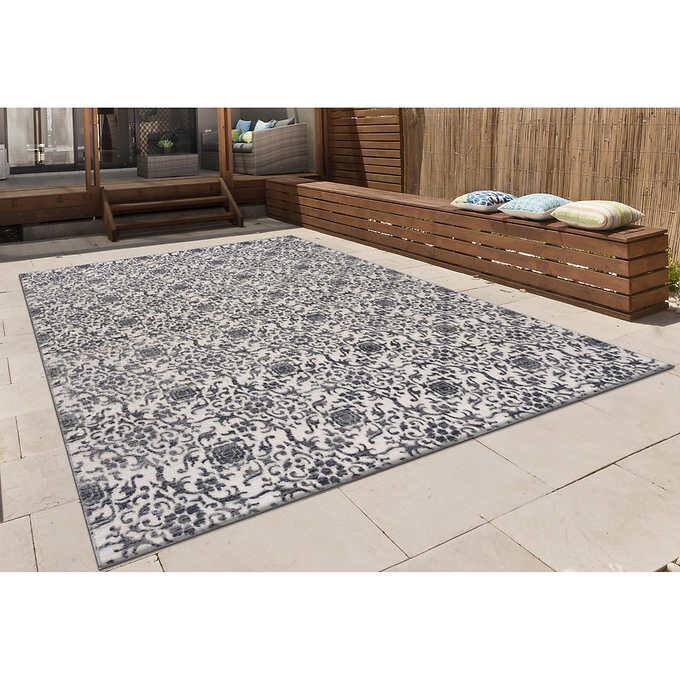 Carmel Indoor/Outdoor Area Rug or Runner by Art Carpet, Gray