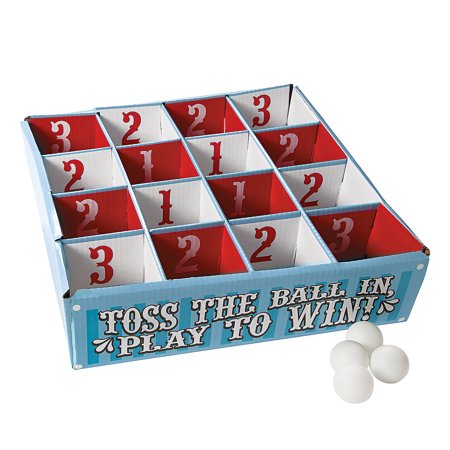 Carnival Table Tennis Toss Game - Party Favors - 5 Pieces