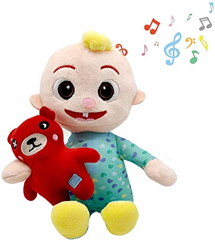Cartoon Music JJ Plush Toys Singing JJ Plush Figures Doll Stuffed Animal for Soothing Before Going to Bed Children's Plush Gifts with Music