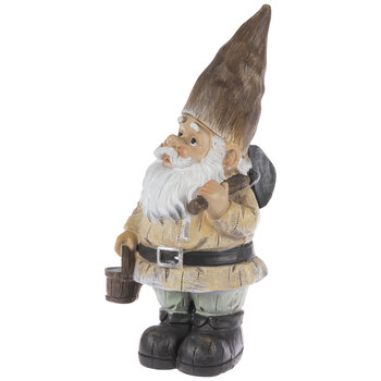 Carved Gnome With Shovel
