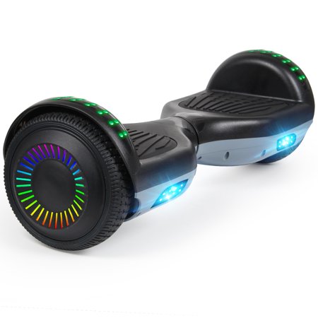 CBD Hoverboard Two-Wheel Self Balancing Scooter with Bluetooth Speaker and LED Lights Electric Scooter for Adult Kids Gift Black