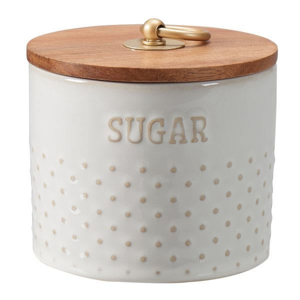 Better Homes and Gardens Dotted Sugar Container 85% OFF at Walmart!
