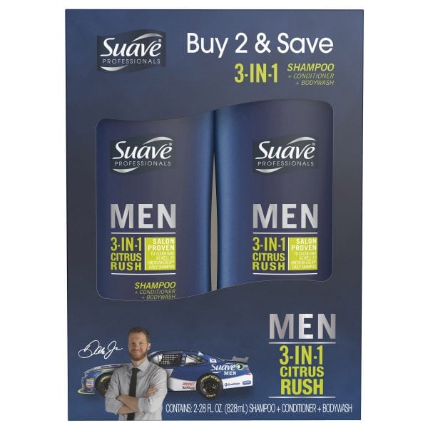 Suave Men Citrus Rush 3 in 1 Wash Price Drop at Walmart!