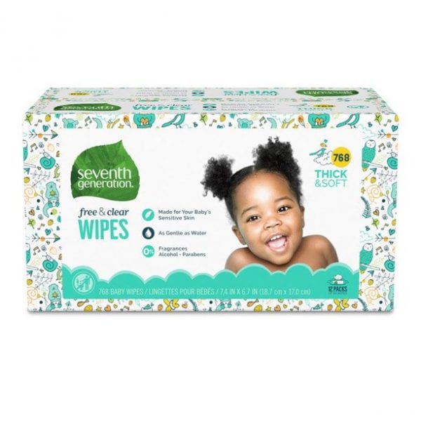 Seventh Generation Baby Wipes 256 Count only $2.95!