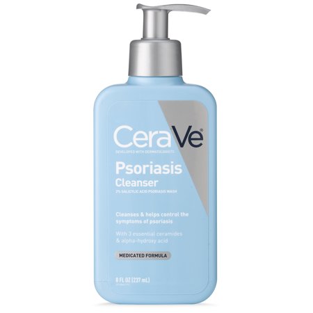 CeraVe Psoriasis Cleanser, Medicated Formula with Salicylic Acid, 8 oz.