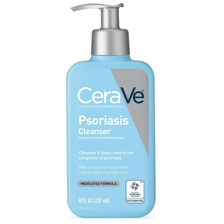 CeraVe Psoriasis Cleanser, Medicated Formula with Salicylic Acid, 8 oz. - WALMART