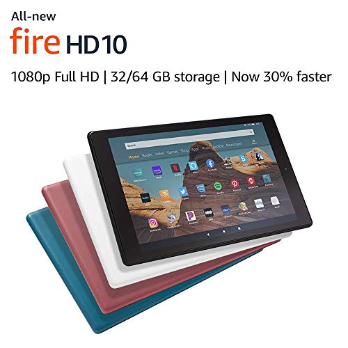 Certified Refurbished Fire HD 10 Tablet (10.1" 1080p full HD display, 32 GB) – Black (2019 Release) On Sale At Amazon.com