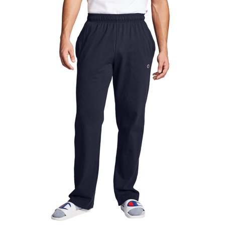 Champion Men’s and Big Men's Open Bottom Jersey Pants Active Up to Size 4XL