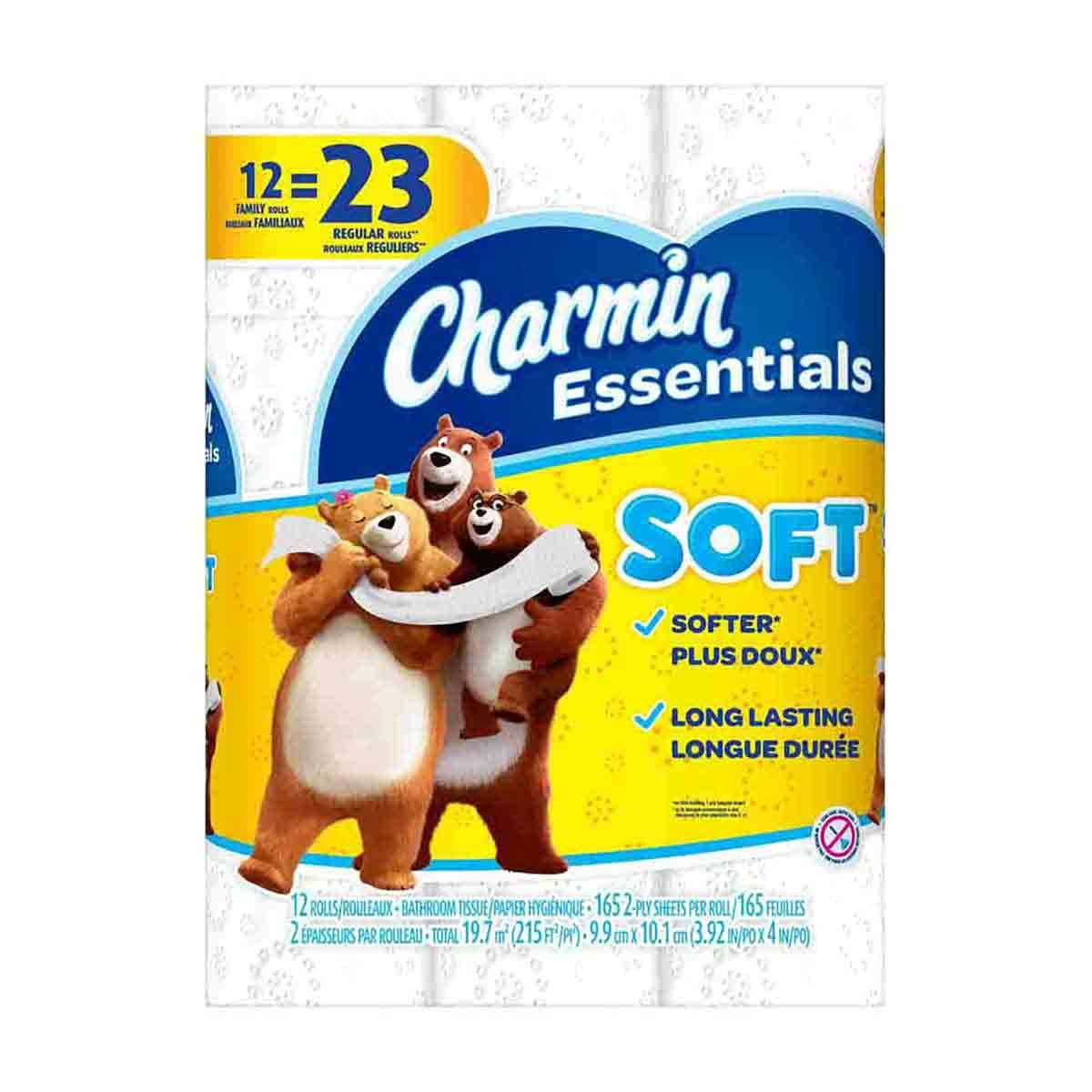 Charmin Essentials Soft Toilet Paper 12 Family Rolls on Sale At Dollar General