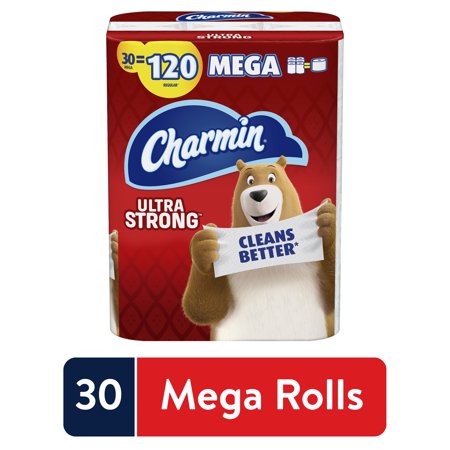 Charmin Ultra Strong Toilet Paper, 30 Mega Rolls