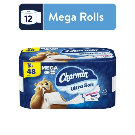 Charmin Ultra Soft Toilet Paper, 24 Mega Rolls - WALMART