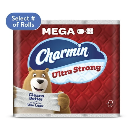 Charmin Ultra Strong Toilet Paper, 12 Mega Rolls - WALMART