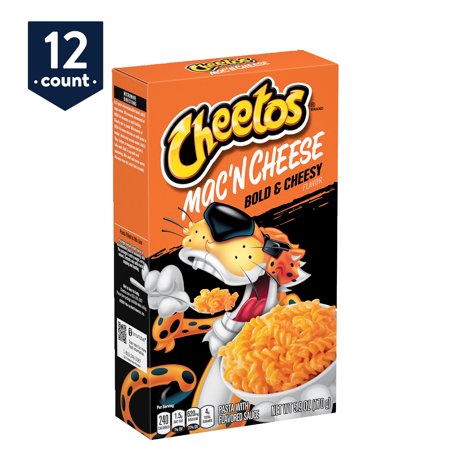 Cheetos Mac 'N Cheese, Bold & Cheesy Flavor, 5.9 oz Boxes, 12 Count