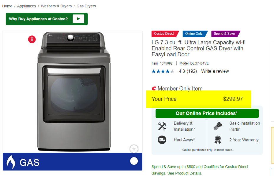MEGA CHEAP DRYER AT COSTCO 1 Chrome Qc8Ypw9Cui