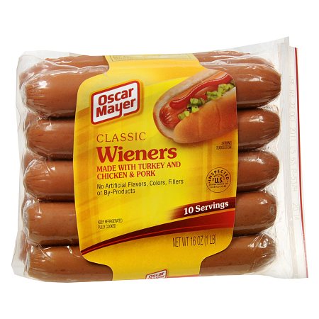 Classic Hotdog Wieners 10 Pack16.0Ounces