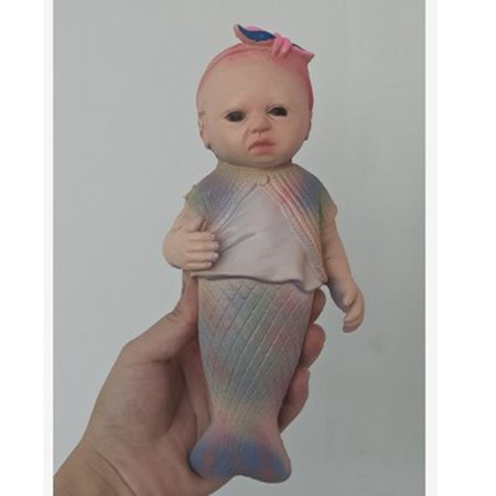 Clearance Sale Mermaid Doll Reborn Baby Dolls Alive Fun Educational Toys Birthday Gift Dolls for Kids Children Toys Baby Doll multicolor