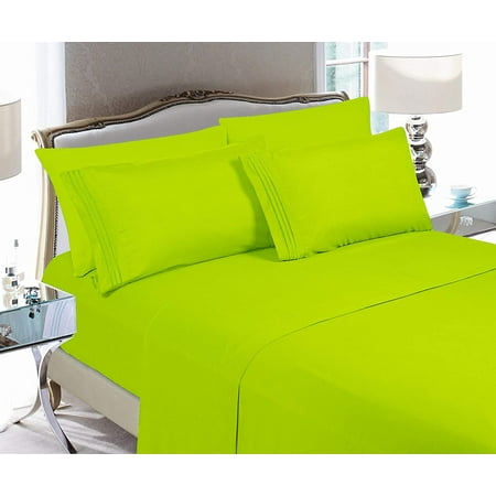 CLEARANCE Super Soft 1500 Series Sheet set, Queen, Lime