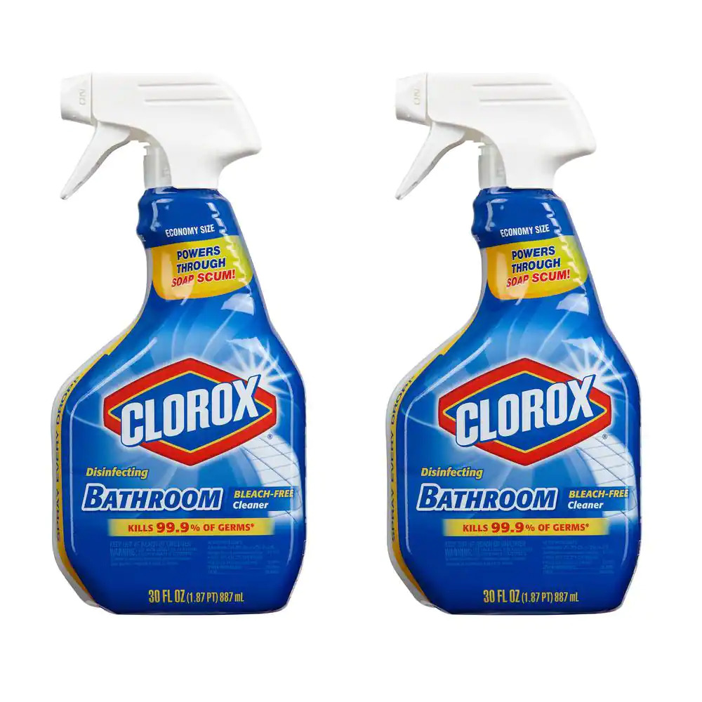 Clorox Bathroom Cleaner Spray Bleach Free 30 oz. 2-Pack