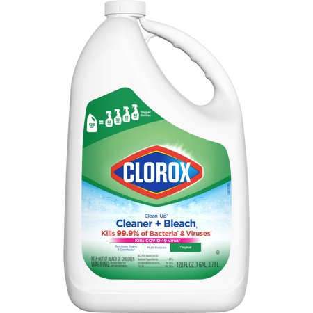 Clorox Clean-Up All Purpose Cleaner with Bleach, Refill Bottle, Original, 128 oz