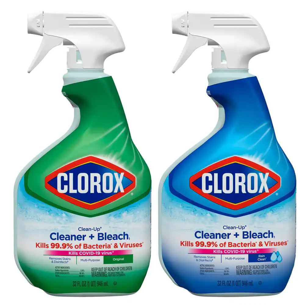 Clorox Clean-Up Disinfecting Spray Cleaner Bundle with Fresh and Original 2-Pack