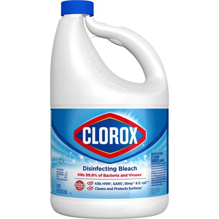 Clorox Disinfecting Bleach, Regular (Concentrated Formula) - 121 fl oz