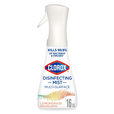 Clorox Disinfecting Mist, Multi-Surface Spray, Lemongrass Mandarin, 16 fl oz