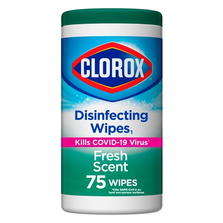 Clorox Disinfecting Wipes, Bleach Free Cleaning Wipes - Fresh Scent, 75 ct