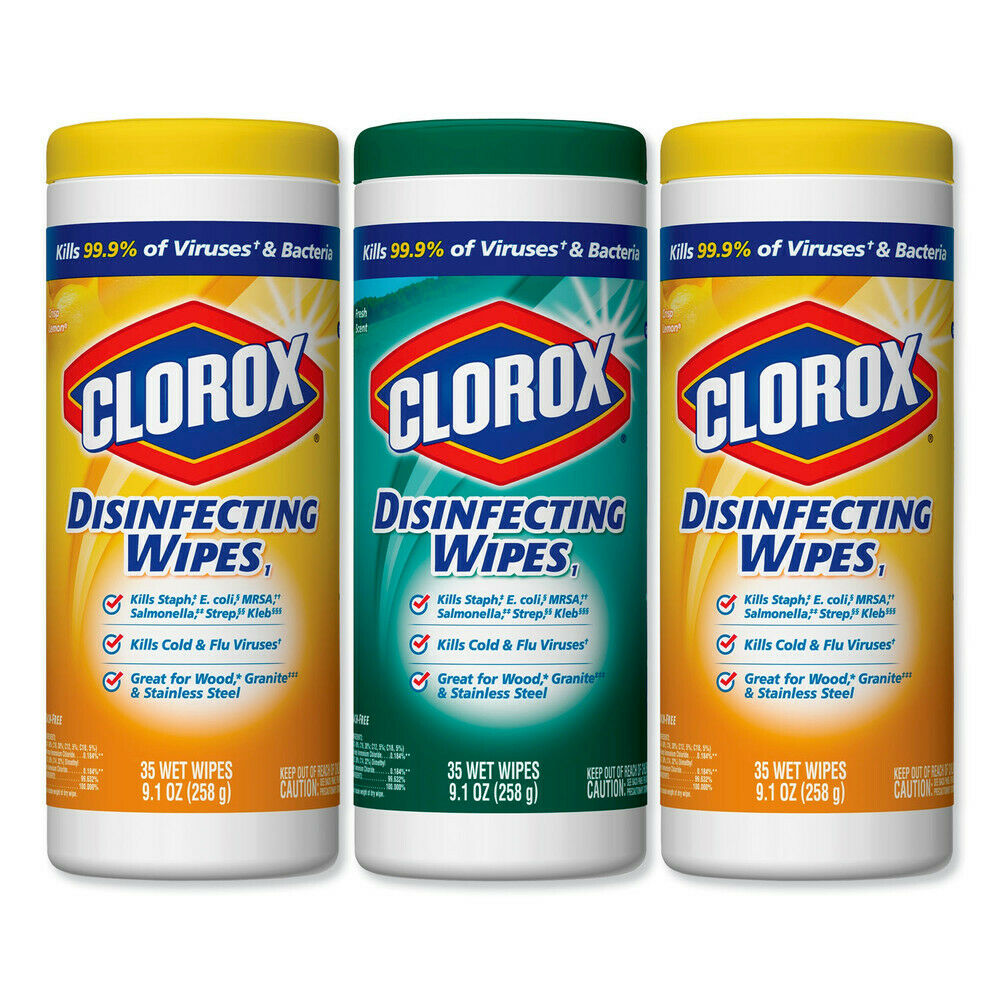 Clorox Disinfecting Wipes - Fresh Scent/Citrus Blend (3/Pack)
