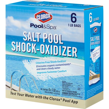 Clorox Pool&Spa Salt Essence Salt Pool Chlorine Free Shock (6 pack contains 6 -1 lb bags)