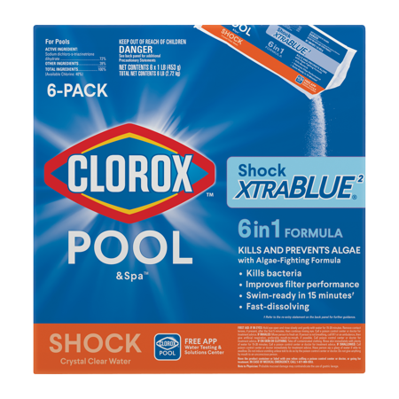 Clorox Pool&Spa Shock Xtrablue2, 6pk
