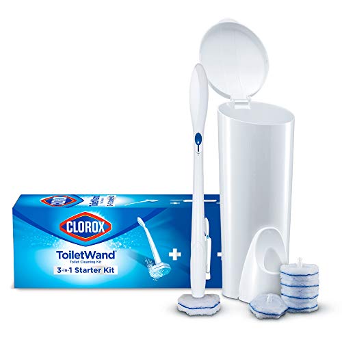 Clorox ToiletWand Disposable Toilet Cleaning System - ToiletWand, Storage Caddy and 6 Disinfecting ToiletWand Refill Heads (Packaging May Vary) (03191) On Sale At Amazon.com