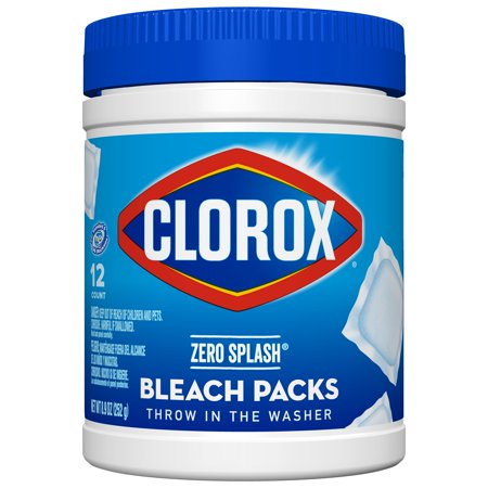 Clorox Zero Splash Bleach Packs, 12 ct