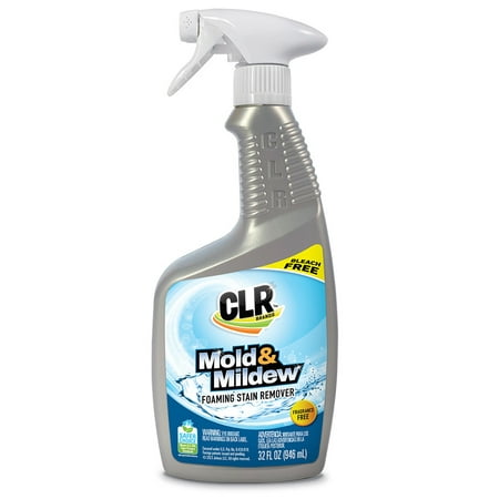 CLR Mold & Mildew Remover, Bleach Free Spray Cleaner, Foaming Stain Remover, 32 Oz