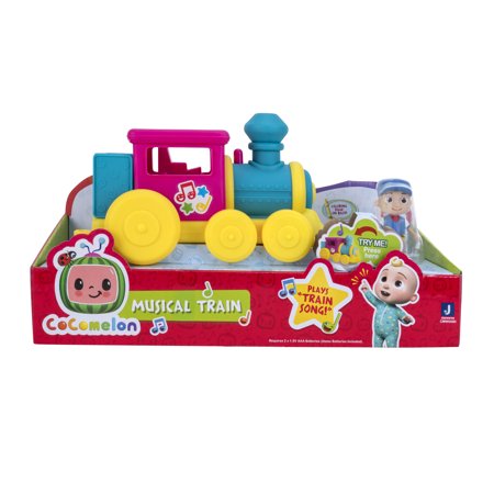 CoComelon Feature Musical Train Vehicle Playset (2 Pieces)