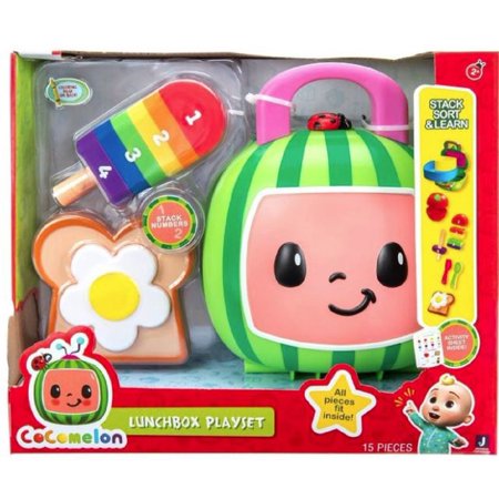 Cocomelon Lunchbox Playset Todder Color Building Stacking Toy Preschool