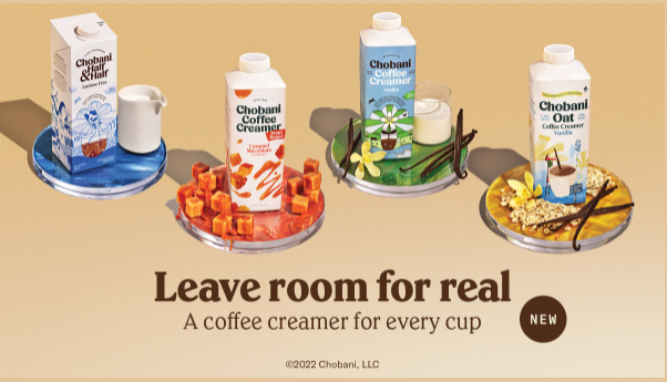 FREE Chobani Half and Half Coffee Creamer!