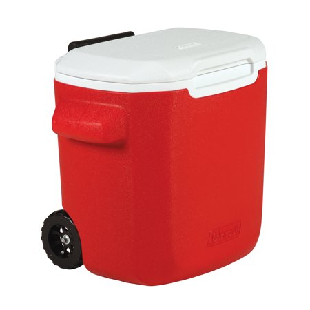 Coleman 16-Quart Performance Cooler with Wheels, Red