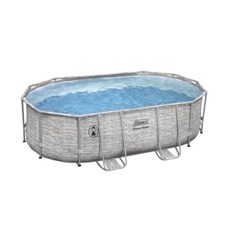 Coleman Power Steel Frame 16' x 10' x 48" Oval Pool Set