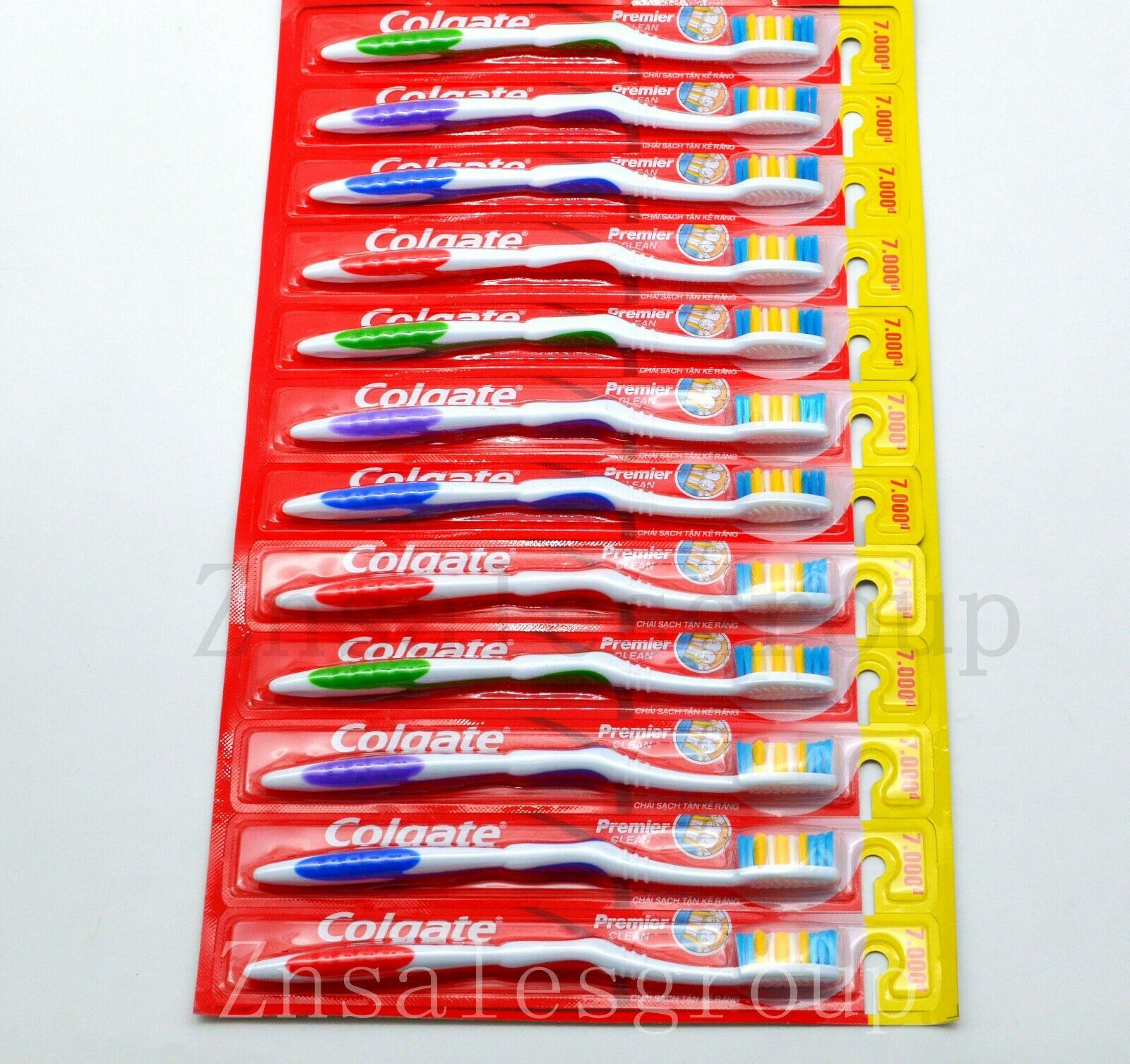 Colgate Premier Clean Toothbrush Medium Bristles Full Head Extra Clean 12 Pack